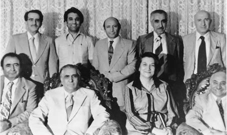 The members of the first National Spiritual Assembly of Baha’is who were “disappeared” in 1980