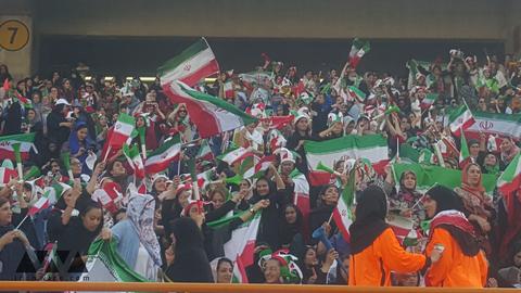 About 4,000 women attended the match between Iran and Cambodia