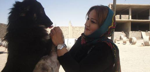 ژیلا پورایرانی، مدیر پناهگاه حیوانات پردیس