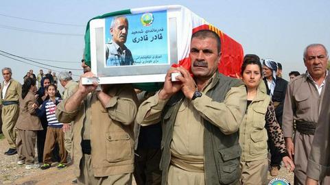 Democratic Party of Iranian Kurdistan commander Qader Qaderi died in March 2018 after being shot 21 times near the Iran-Iraq border