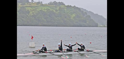 Iran's female rowing team win third place at Asian Games