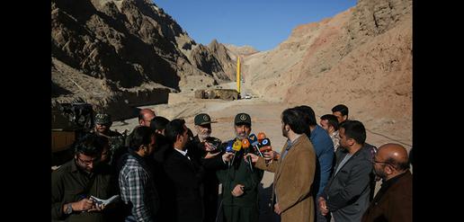 Guards Launch Ballistic Missiles 