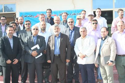قباد چوبدار مدیر عامل شرکت آبادراهان پارس در بازدید  از پروژه آزاد راه کنارگذر جنوبی تهران
