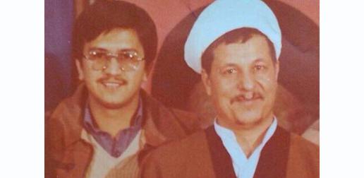 عبدالناصر همتی در کنار هاشمی رفسنجانی