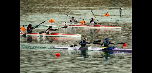 Female Kayak Championship Finishes