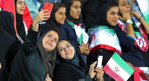 Police Beat and Arrest Women outside Tehran’s Azadi Stadium