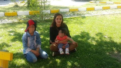لیلا راوند به همراه فرزندانش در ترکیه