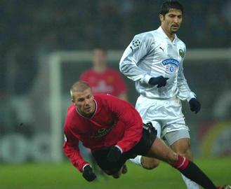 Minavand played for Austria’s Sturm Graz from 1998 to 2000, clashing with Manchester United's David Beckham in 2000