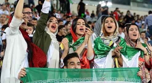 Three and a half years on, Iranian women have yet to take their rightful place on the bleachers in their home coutnry