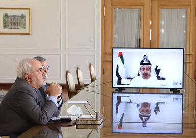 وزیر خارجه امارات به تازگی یک تماس ویدیویی با محمدجواد ظریف داشت. تماس با ایران چند روز پیش از برقراری رابطه رسمی امارات با اسرائیل انجام شد.