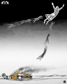 Sholeh and Her Cats on Their Way to Heaven