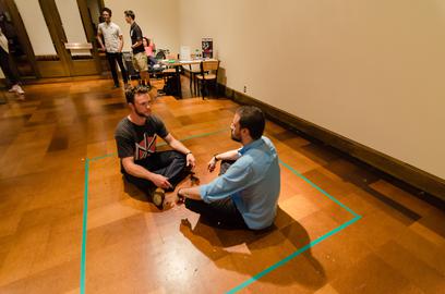One Minute Engagement with an Iranian (2014), Performed at the Jordan Schnitzer Museum of Art