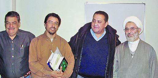 Left-wing agitator Fernando Esteche, left, was accused of helping to cover up the AMIA bombing allegedly masterminded by Iranian cleric Mohsen Rabbani, right