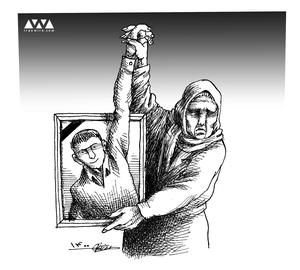 مادران داغدار در صف اعتراضات