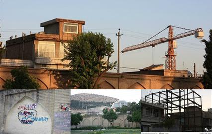  سکوت مسئولان در قبال شکسته شدن حریم باغ جهان‌نما