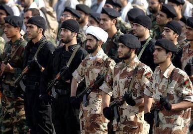 Basij Airborne Special Operations Unit in a meeting with Supreme Leader Ali Khamenei in 2007