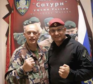 Vadim Starov in the training camp of Saturn Detachment, the Russian prison anti-riot police force