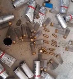 Empty shells of bullets fired at protesters in Sanandaj, capital of Kurdistan province, October 9, 2022