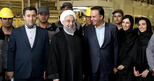افتتاح کارخانه پایا پلاستیک پلیمر با حضور حسن روحانی رییس‌جمهور وقت