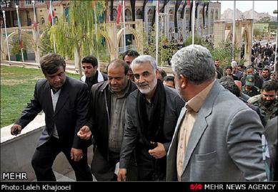 تشییع جنازه محمد جمالی فرمانده کشته شده در سوریه با حضور فرماندهان ارشد سپاه