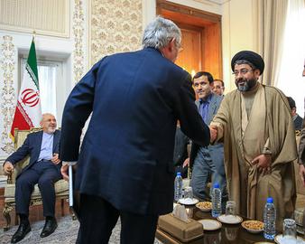 دیدار هیات پارلمانی انگلستان با ظریف
