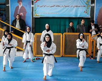 گوشه هایی از چهارمین جشنواره ورزشی ریحانه النبی