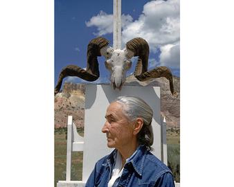 Georgia OKeeffe Ghost Ranch جورجیا اکیف نیومکزیکو ۱۹۶۸ 