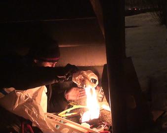 Tehran’s Homeless “Card-Boarders” Out in the Cold