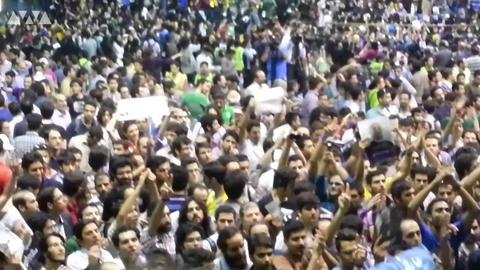 گزارش فرزانه سروری از سخنرانی حسن روحانی در تهران